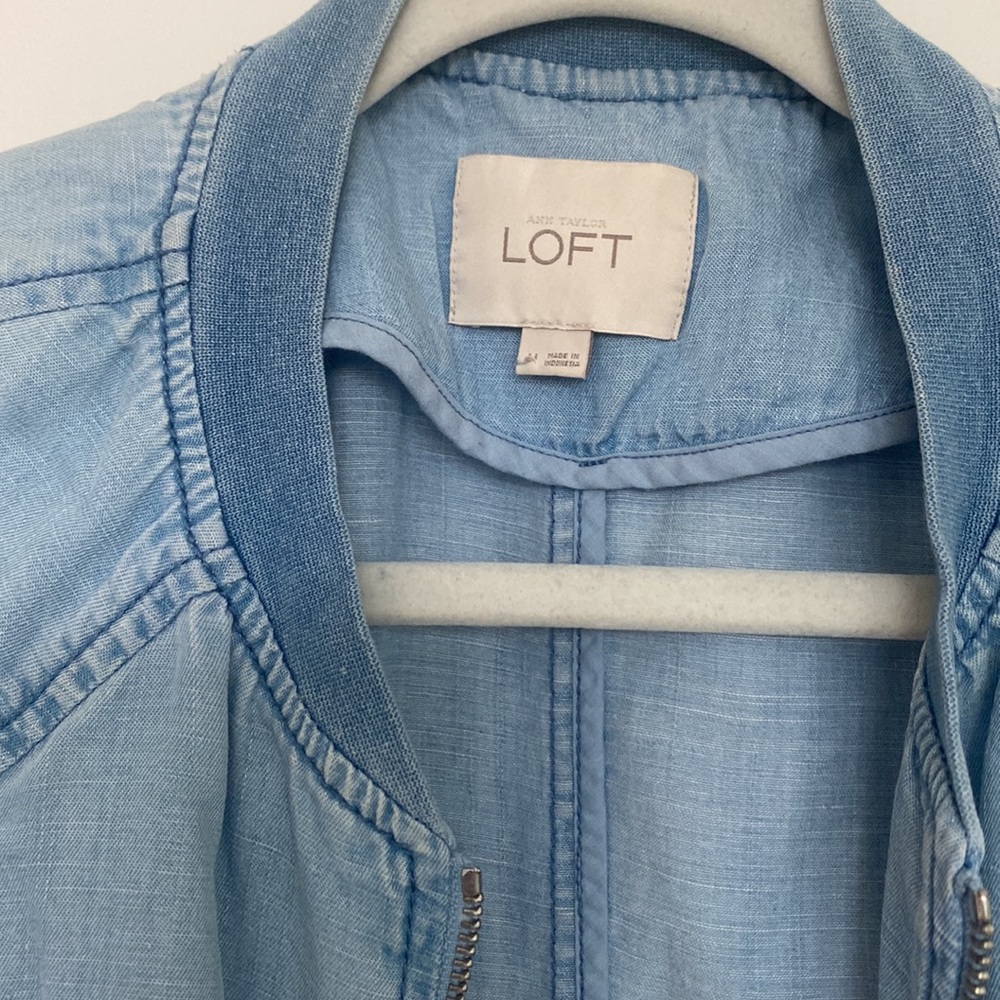 LOFT chambray jacket - Picture 2 of 3